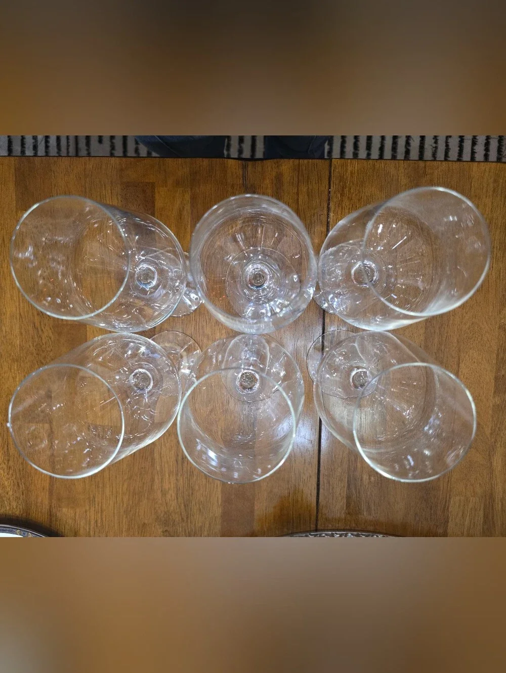 Set of 6 Bormioli Rocco Electra Wine Star Glasses Dishwasher Safe 18 Oz 9 Inches